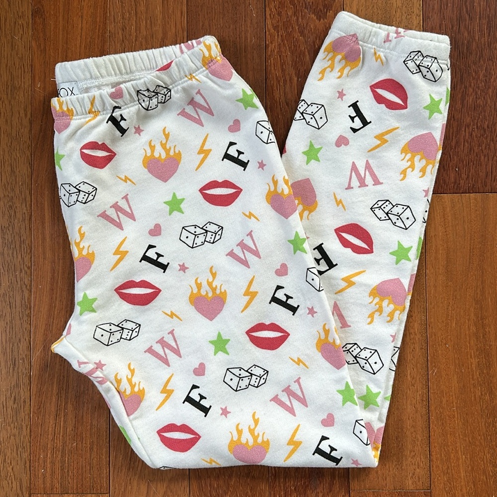 WILD FOX Graphic Logo Printed Jogger